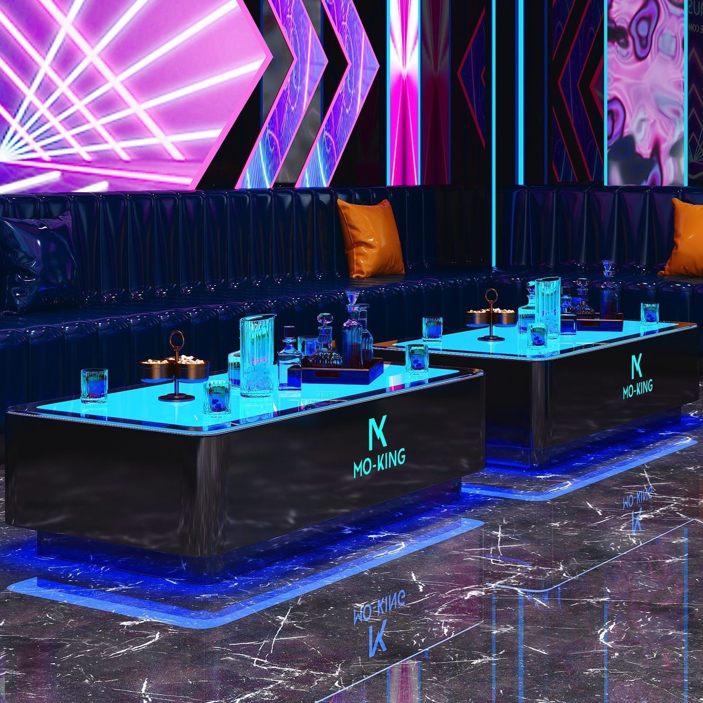 Illuminated Led Table Detail 1