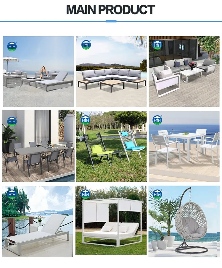 New Darwin Modern Foshan Bed Lounge Outdoor Daybed with Canopy Garden Sunbed