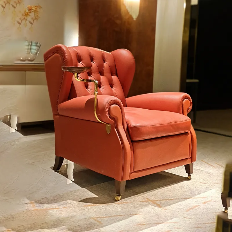 Resort Modern Upholstered Wooden Lacquer Frame Rotate Bucket Accent Lobby Furniture Reception Armchair Rotate Leisure Chair