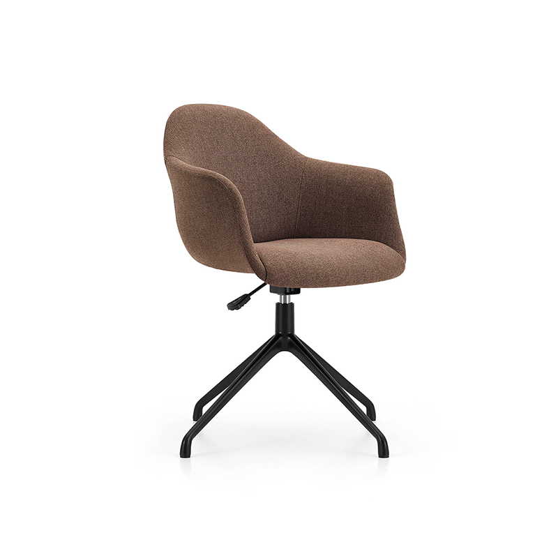 Office Furniture High-end Multi-Use Commercial Public Area Waiting Reception Swivel Aluminum Base Side Leisure Lounge Chair