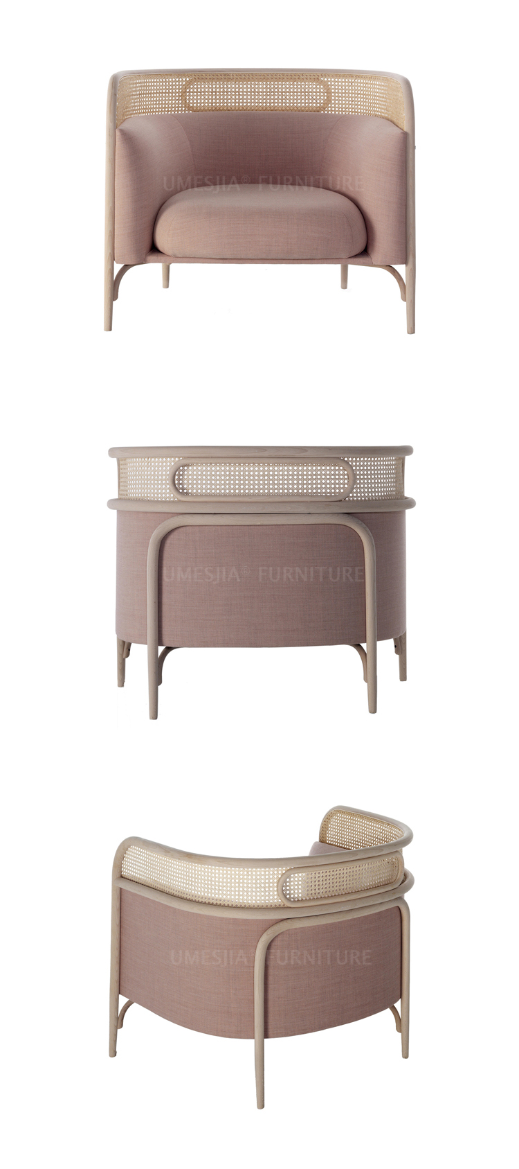 Targa Lounge Rattan Chair Detail View 2