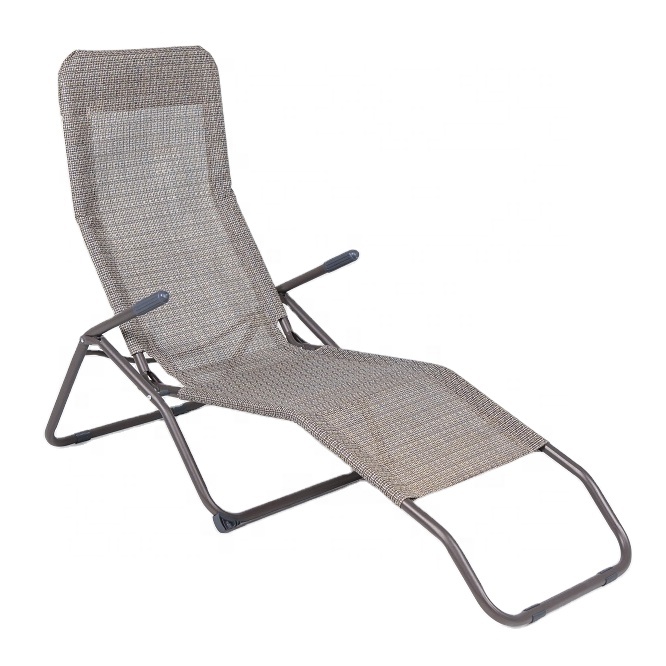 Joyeleisure Outdoor Steel Beach Sun Lounger Folding Camping Chair