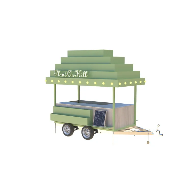 Hot Dog Stand Candy Snacks Bar Dining Car Supermarket Sale Pizza Ice Cream Kiosk Mobile Adult Electric Tricycle Hand Push Food Cart Display