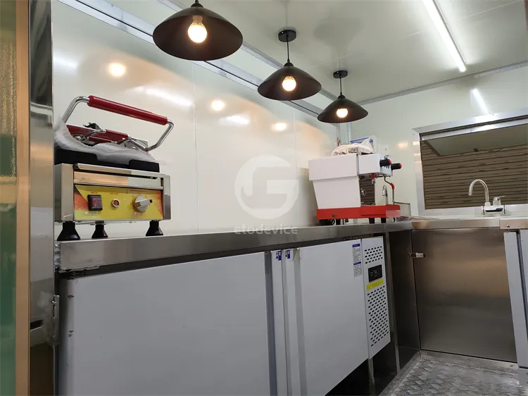 Mobile Bar Pizza Food Trucks Concession Ice Cream Cart