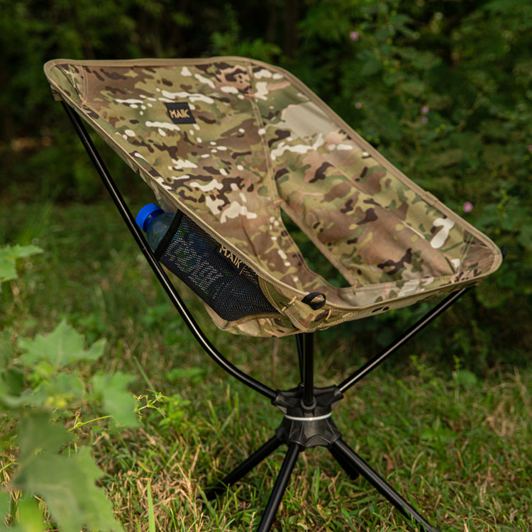 Aluminum Modern Lounge Chair-Portable Outdoor Camping Garden Chair Lightweight Foldable 360 Degree Rotatable Frame Bedroom Gym