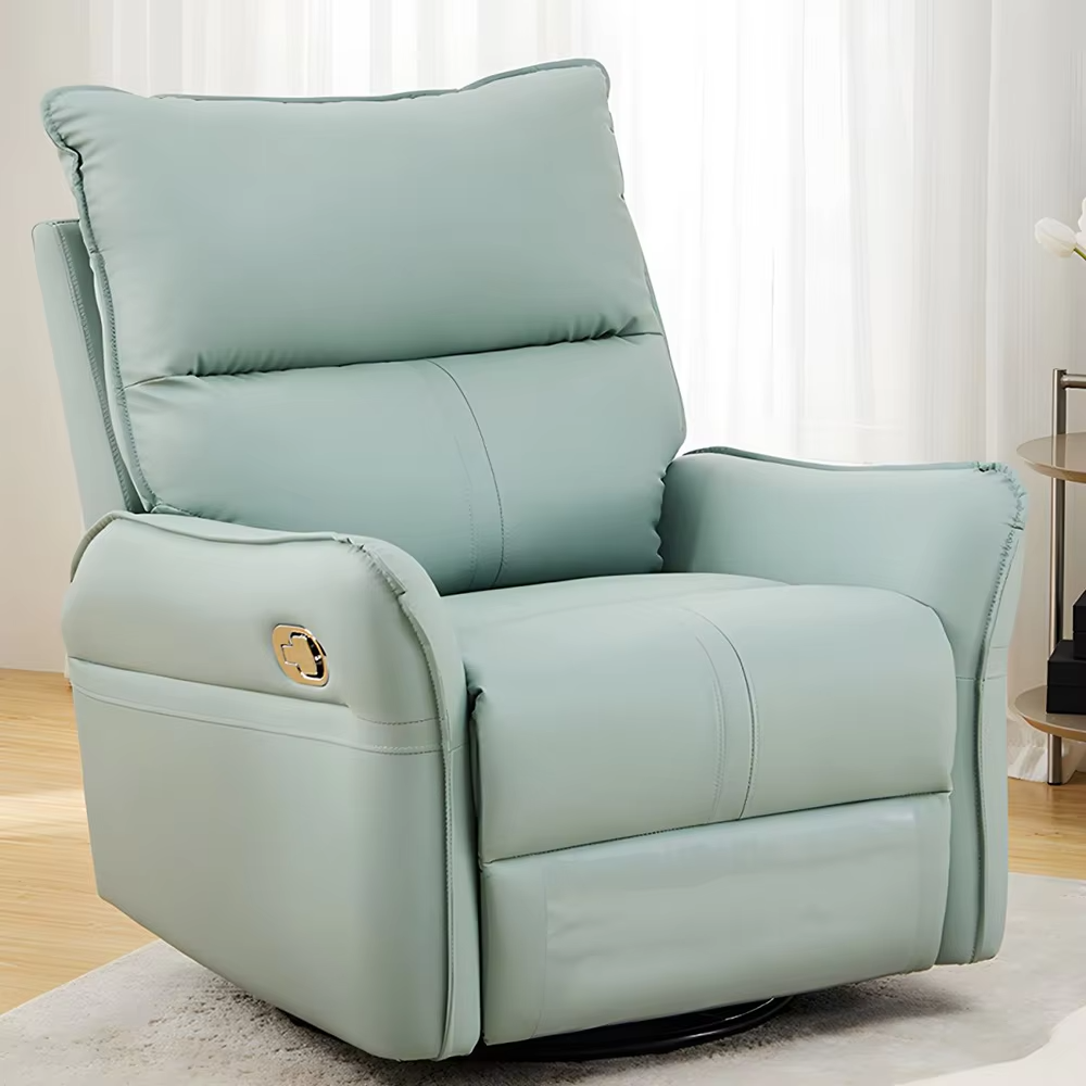 Home Theater Electric Recliner Seating Modern Swivel Glider Recliner Chair with Massage Heating Function