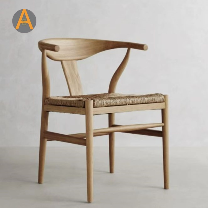 New Design Garden Living Room Hotel Restaurant Solid Outdoor Wood Accent Chair