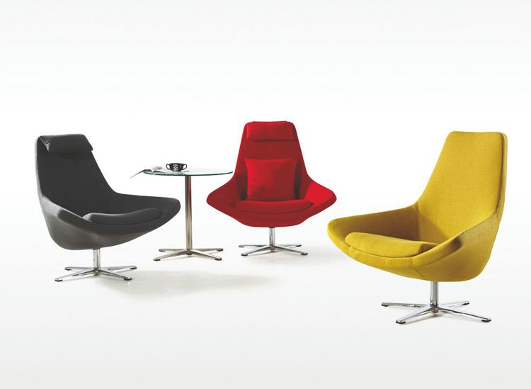 QS-LC02 Fabric Lounge Chair