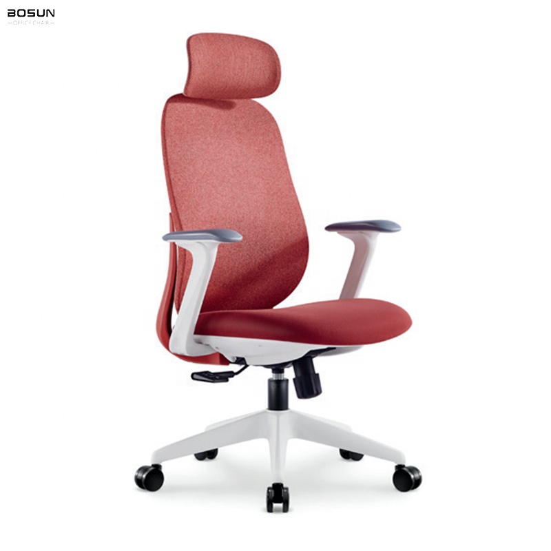 Wholesale Luxury Modern Ergonomic Office Chair Adjustable Headrest Home Executive Chair Fabric Reclining