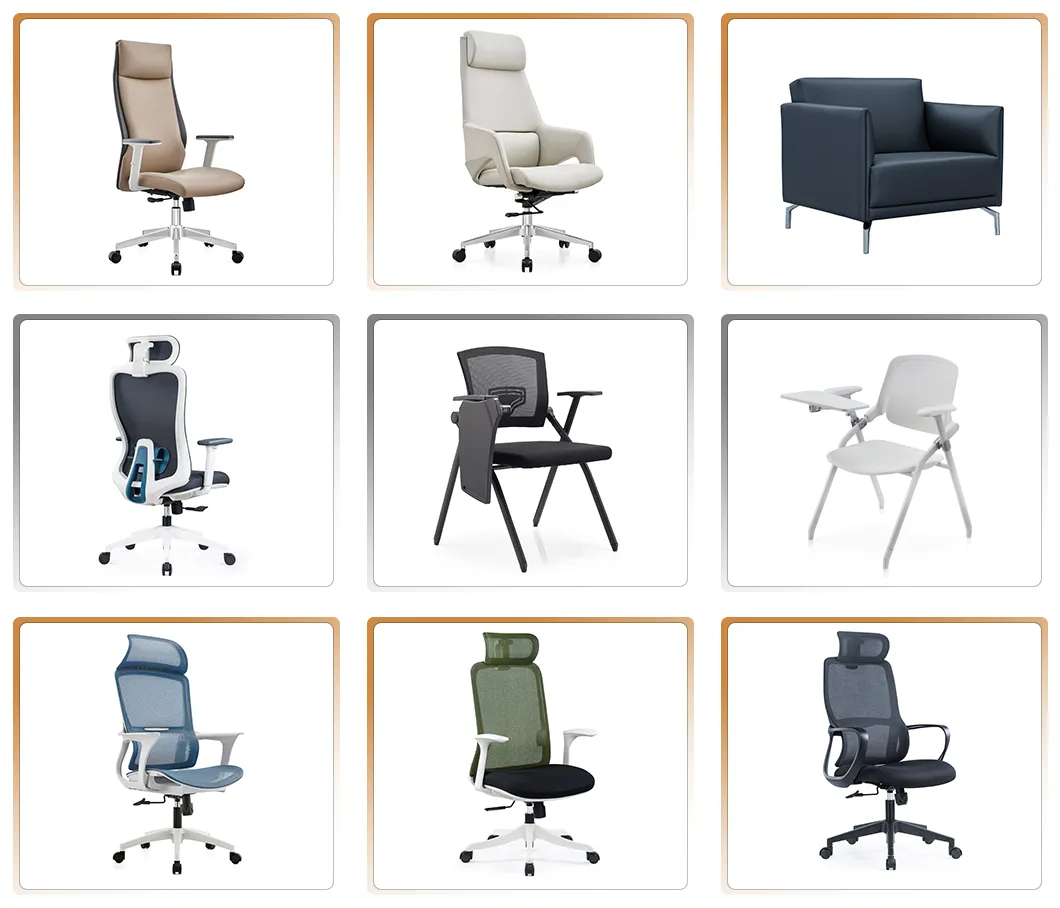 Elegant Gold Accents Ergonomic Chair for Stylish Office Environment