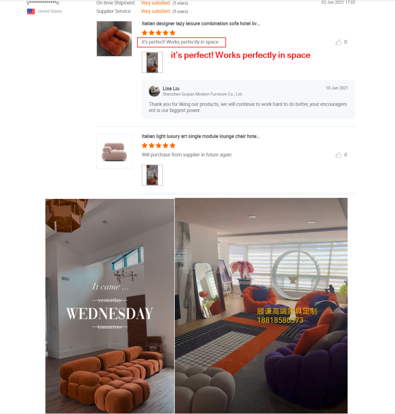Hotel Living Room Sofa Chair Feedback