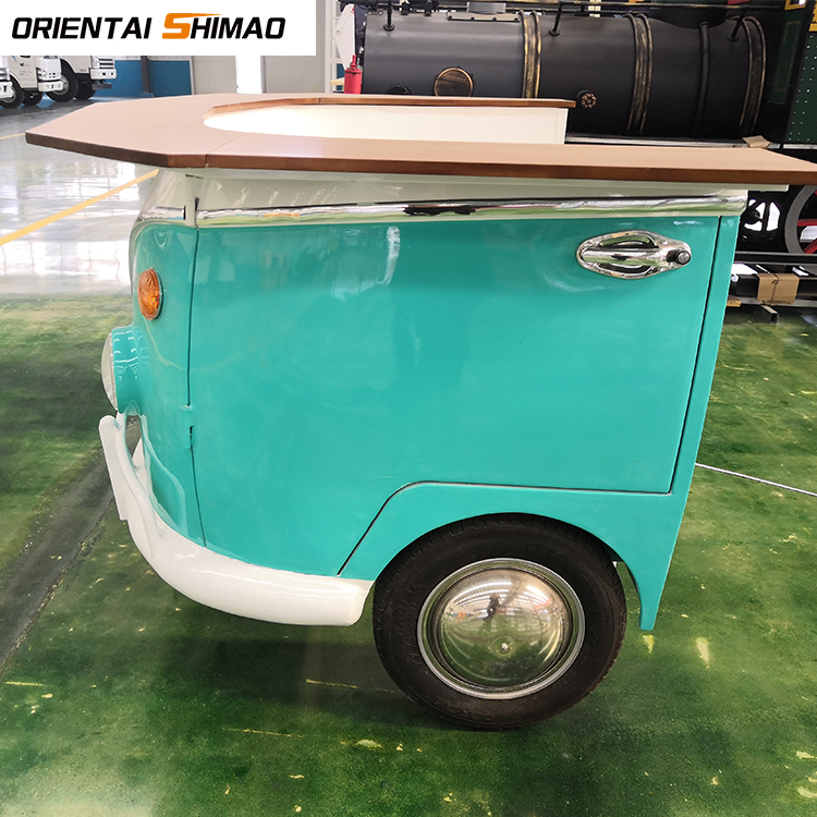 Newly Designed Custom Desserts Display Beer Bar Food Cart