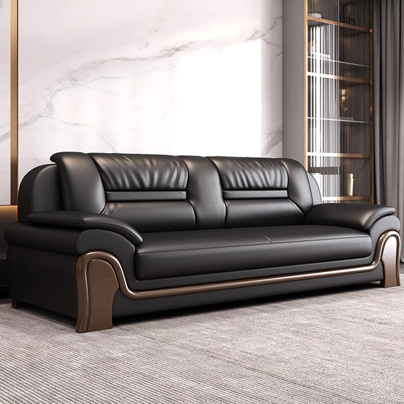 Modern Single Office Sofa Chair Cheap Leather Cover Space-Saving Furniture For Home Living Room Apartment Simple Design Style