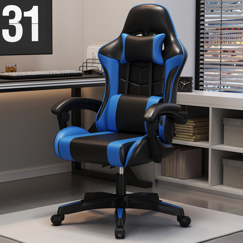 Wholesale Height Adjustable Gaming Chair Pu Leather Nylon Computer Silla Gamers Racing Gaming Chair