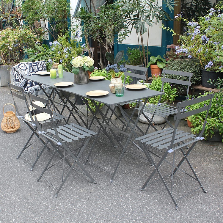 Metal Bistro Set 6
