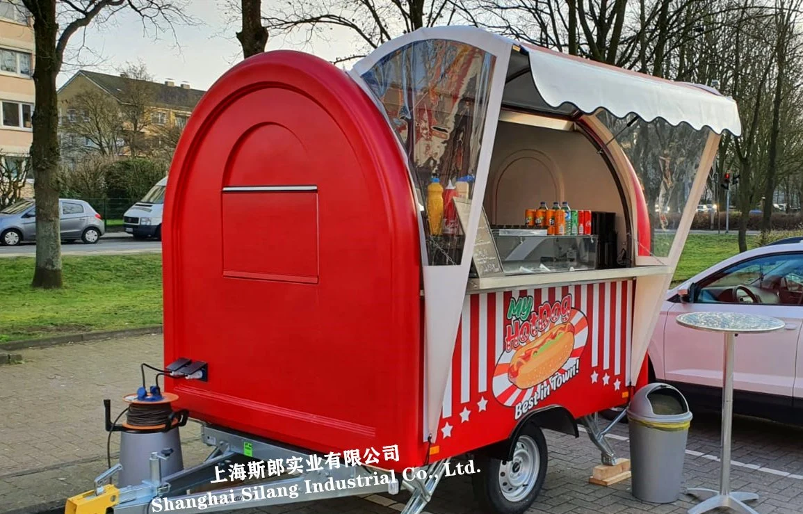 Custom Food Truck Coffee Bar Hot Dog Pizza Burger Van Trailer Hot Food Cart
