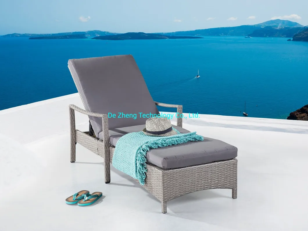Outdoor Rattan Garden Aluminum Patio Daybed 10