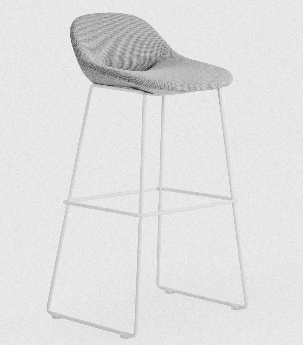 Replica Beso Injection Foam Fabric Steel Base High Counter Bar Stool