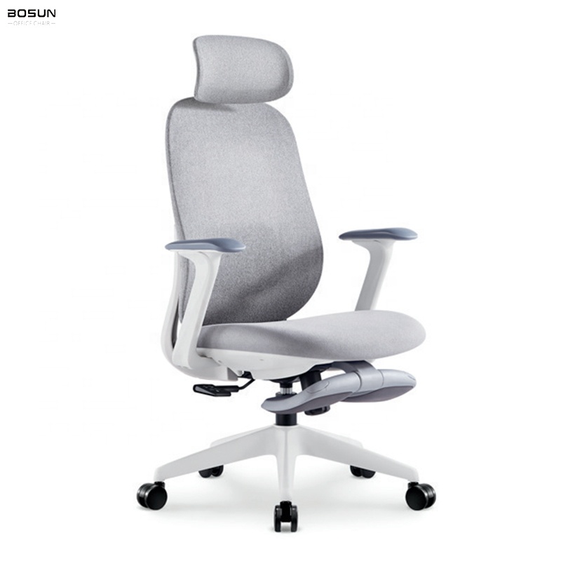 Wholesale Luxury Modern Ergonomic Office Chair Adjustable Headrest Home Executive Chair Fabric Reclining