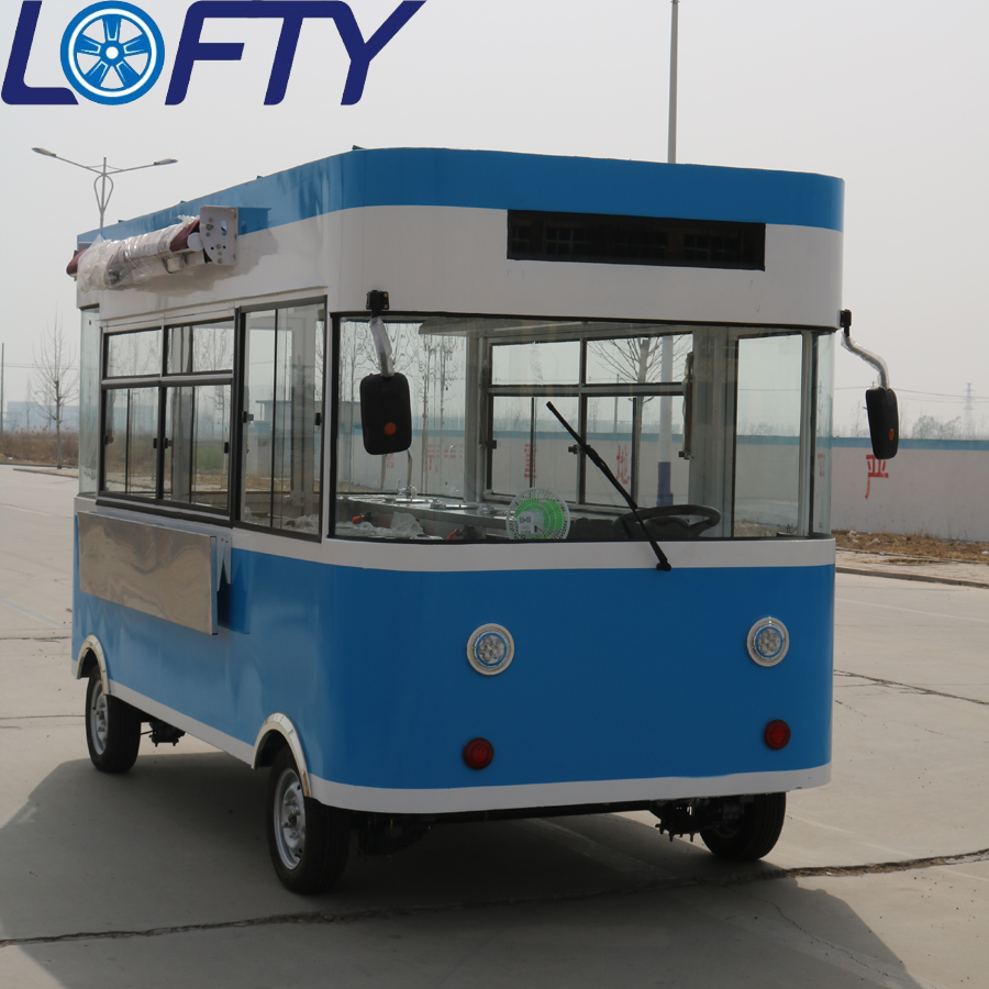 Mobile Motorcycle Food Cart Coffee Van Beer Bar Gasoline Outdoor Street Mobile Fast Food