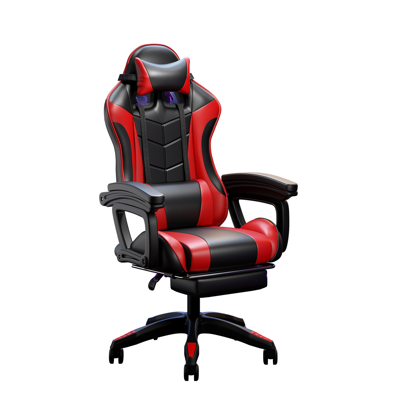 E-Sports Ergonomic Swivel Chair Comfortable Lift Live Massage Modern Sedentary Synthetic Leather for Male Dormitory Computer