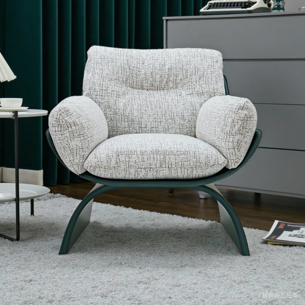 Modern Designer Lounge Chair, Hotel Living Room Sofa Chair