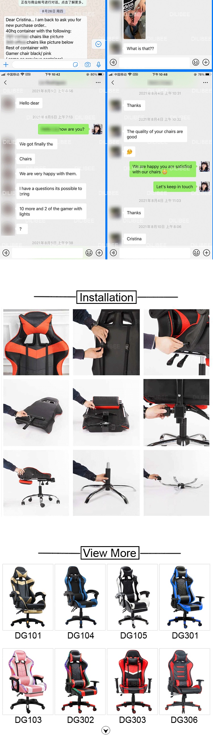 Ergonomic racing office chair highlights