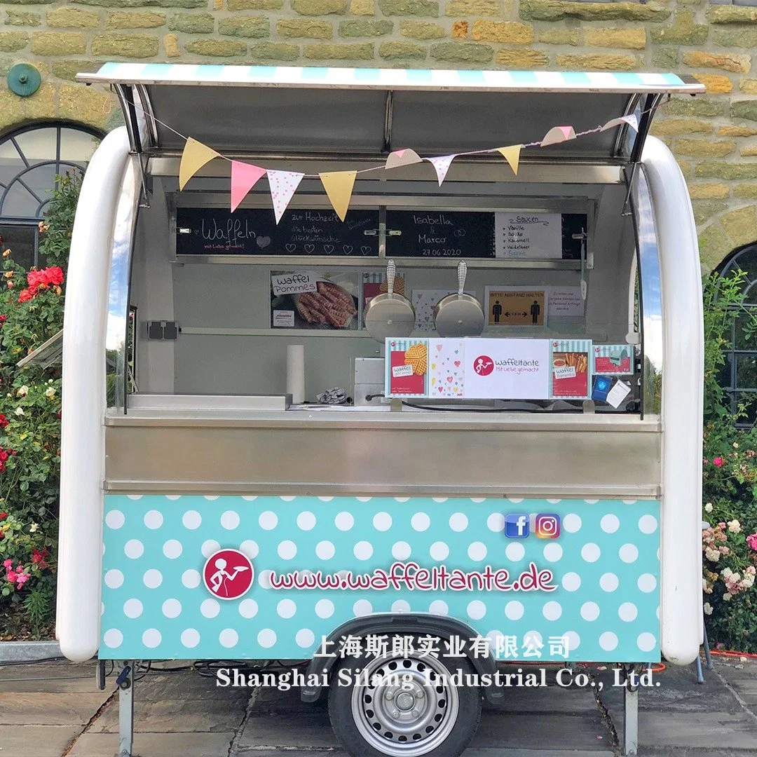 Custom Food Truck Coffee Bar Hot Dog Pizza Burger Van Trailer Hot Food Cart