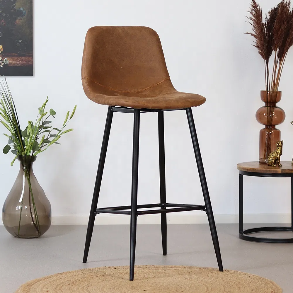 Antique Counter Height Industrial Kitchen Breakfast Bar Stool