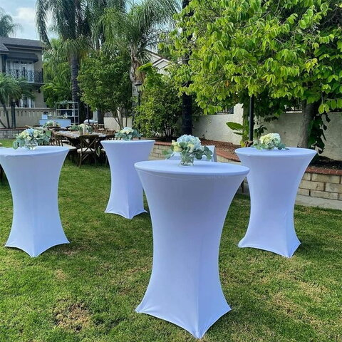 Modern Round High Bar Table usage scenario