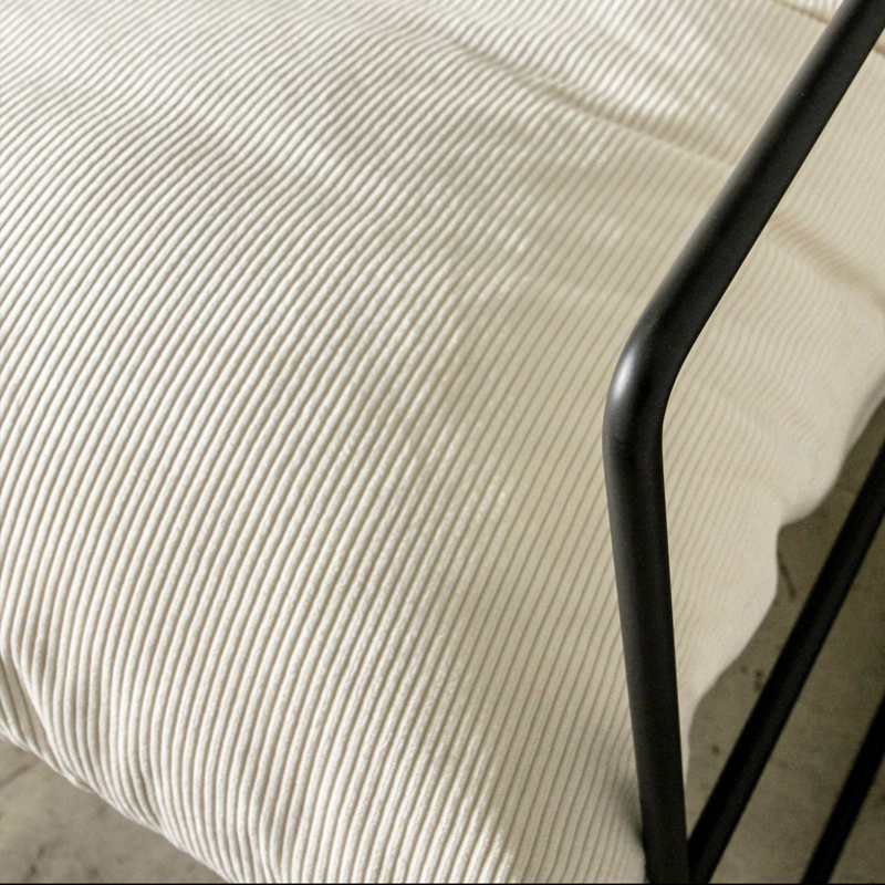 Modern Metal Frame Chaise Lounge Chair View 5