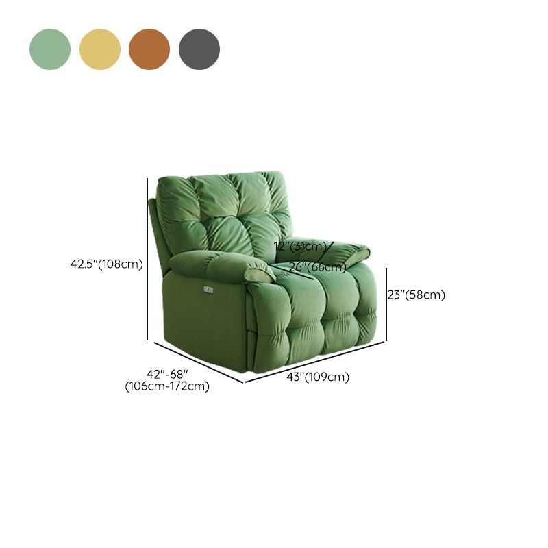 Modern orange sofa set bed display 2