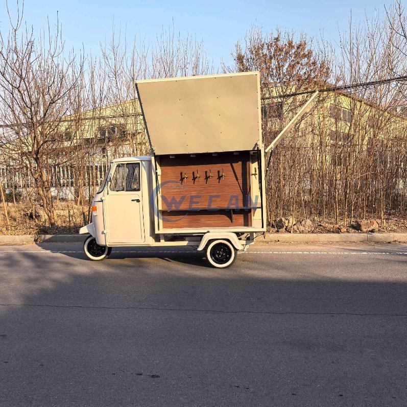 Festival Cutting Kabab Vintage Bar Food Cart– Mobile Fried Chicken Wings Fries Onion Rings Stand