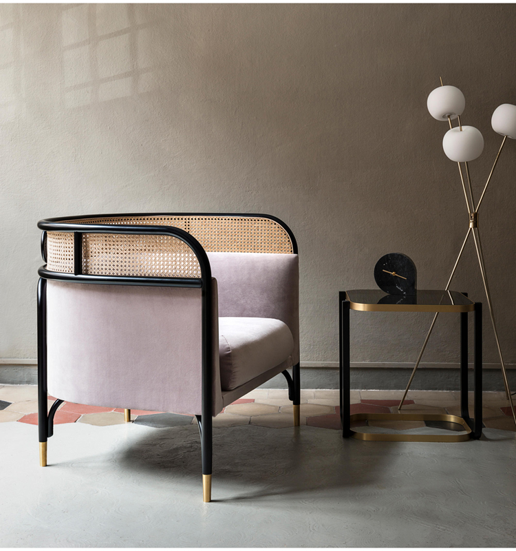 Targa Lounge Rattan Chair Detail View 1