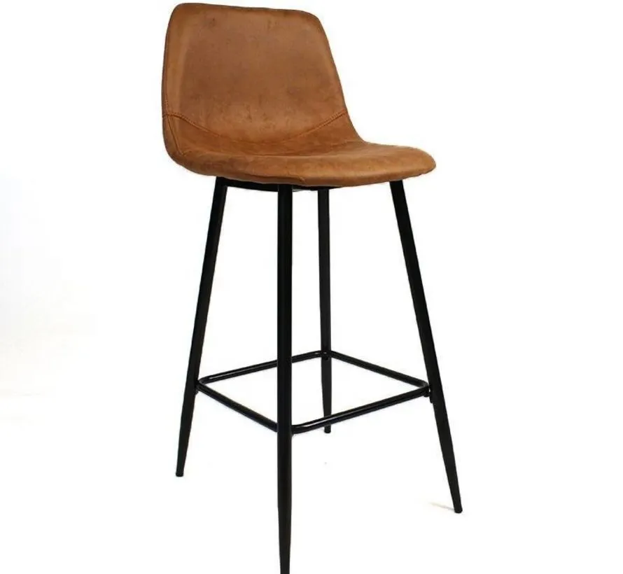 Antique Counter Height Industrial Kitchen Breakfast Bar Stool