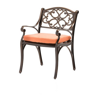 Modern Luxury Bistro Cast Aluminum Outdoor Chair Table Waterproof Garden Patio Dining Furniture Set