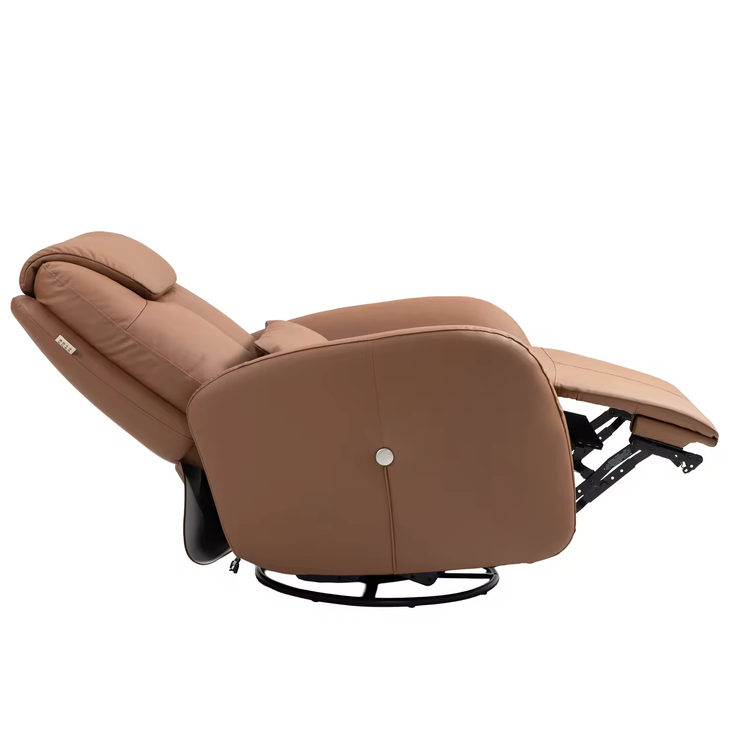 Ultra-Luxurious Electric Reclining Leather Sofa Swivel Rotating Glider Chair with Cushions USB Furniture for Living Room