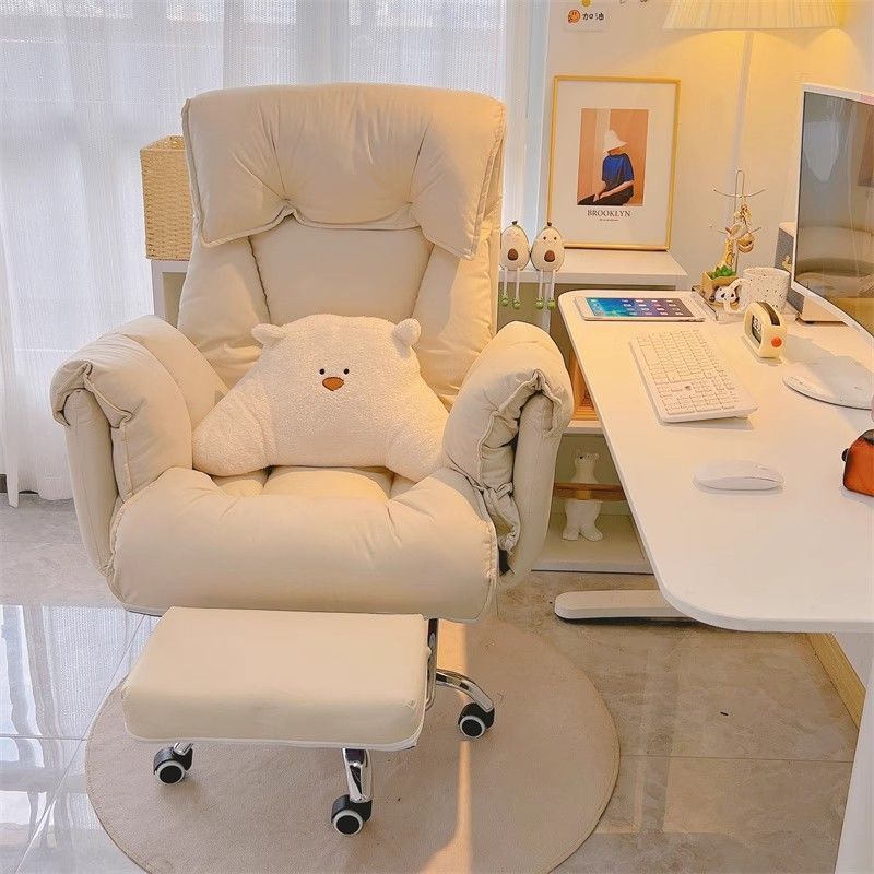 Oversized Executive Office Chair, Adjustable Swivel Desk Chair With High Back Comfortable Lazy Chair For Home Office
