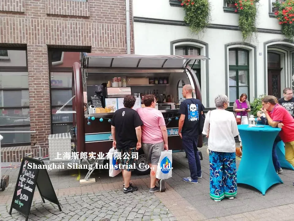 Custom Food Truck Coffee Bar Hot Dog Pizza Burger Van Trailer Hot Food Cart