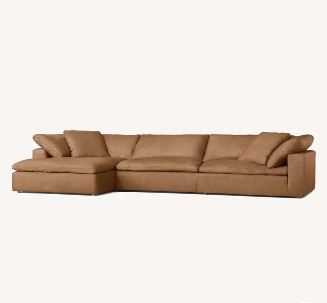 Sassanid OEM Most Comfortable Sofa Living Room Laidback Lounging Sofa Chaise Bench-Seat Sectional
