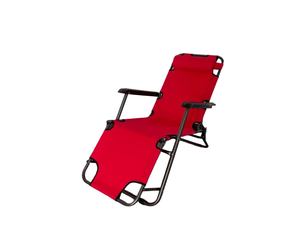 Hot Sale Folding Chair With Armrest Adjustable Folding Sun Lounge Chair Reclining Zero Gravity Chair Outdoor Chaise Lounge