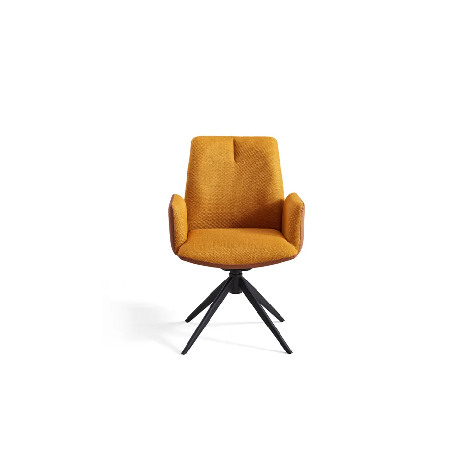 Accent Swivel Dining Chair Fabric Detail
