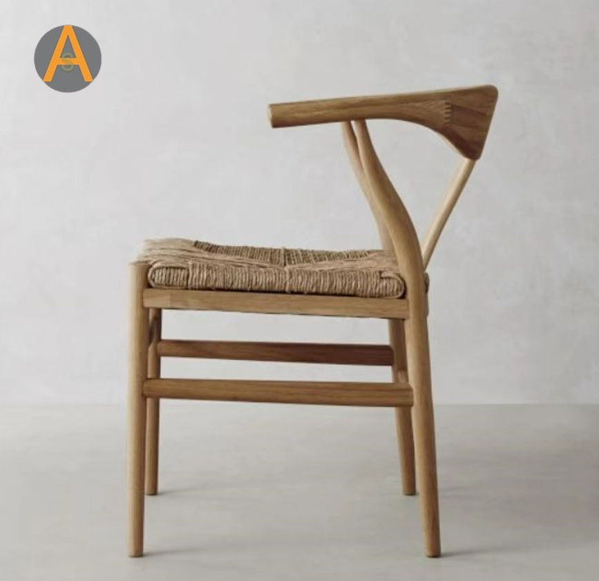 New Design Garden Living Room Hotel Restaurant Solid Outdoor Wood Accent Chair