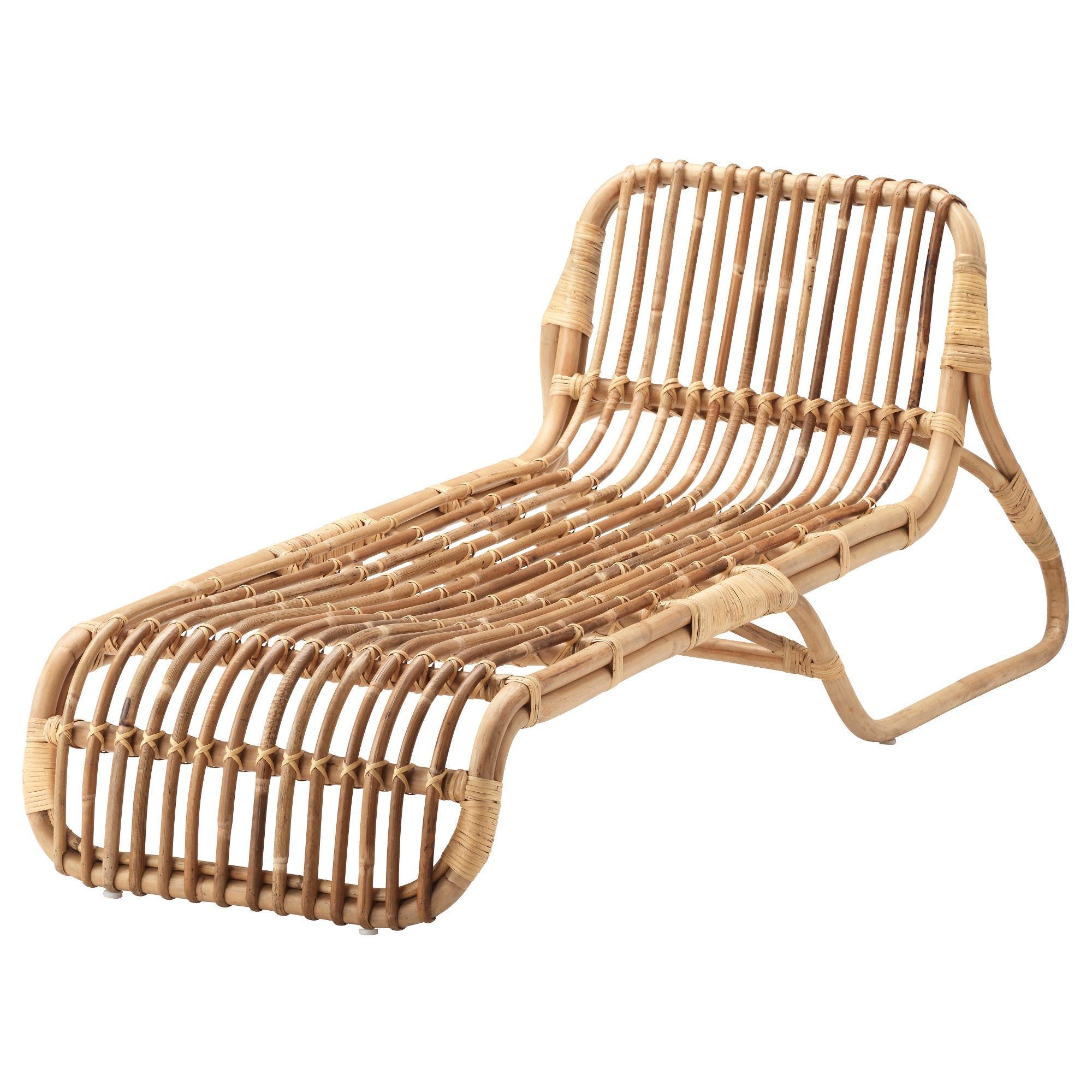 Hot Selling Eco-friendly Rattan Chaise Longue of Asian Inspiration Rattan Furniture Outdoor Armchair Made in Vietnam