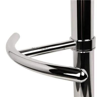 Kitchen Cafe Counter Height Adjustable Swivel Metal Bar Stool Lift View