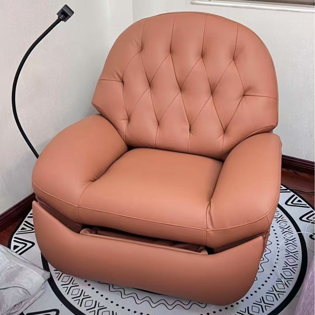 Hot-selling Leisure Adult Reclining Chair 360-degree Rotating Glider Chair with Mobile Phone Holder.
