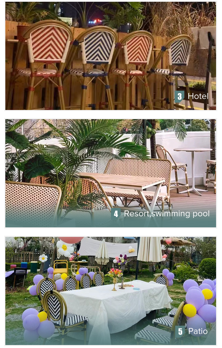 Leisure rattan chair view 4