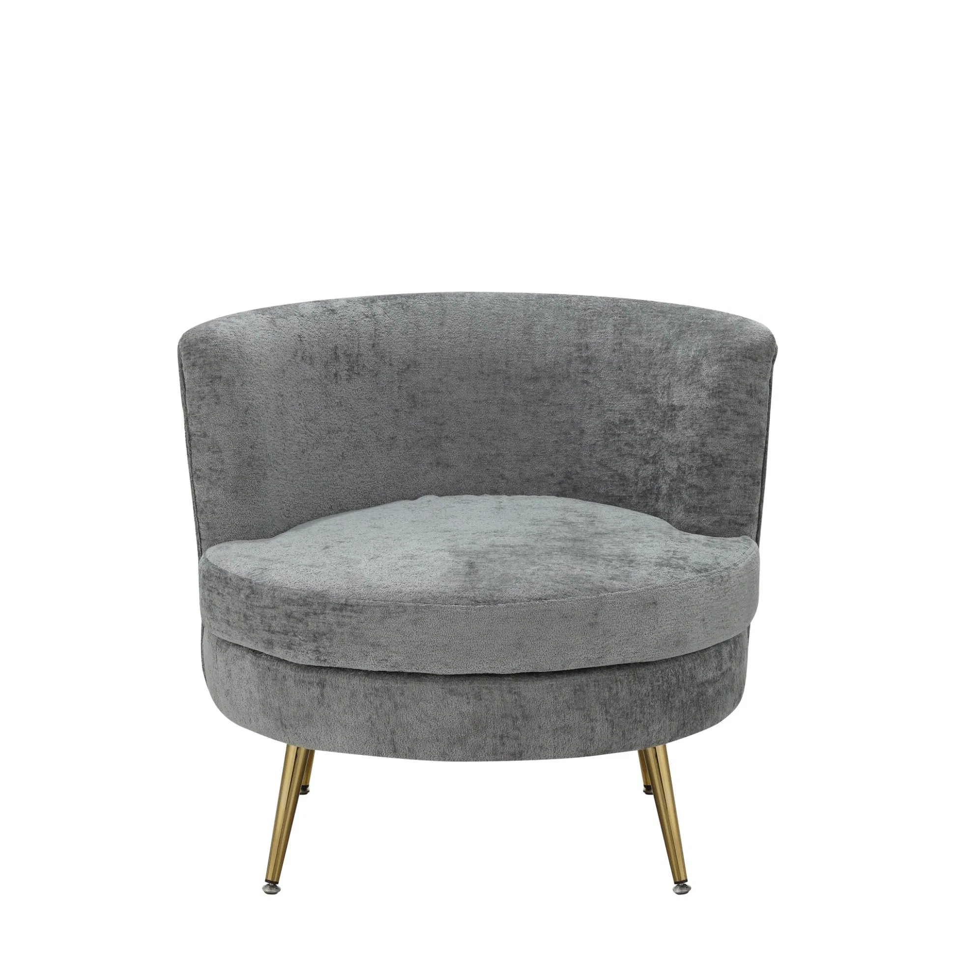 Modern Relax Fabric Leisure Wooden Chair Living Room Furniture Metal Leg Relax Deisgn Fabric Armchair Bedroom Accent Chairs for Hotel Lobby Furniture