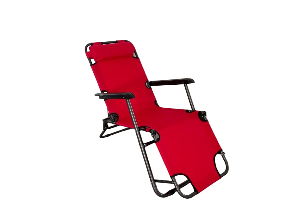 Hot Sale Folding Chair With Armrest Adjustable Folding Sun Lounge Chair Reclining Zero Gravity Chair Outdoor Chaise Lounge