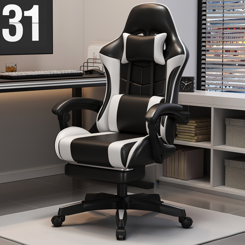 Wholesale Height Adjustable Gaming Chair Pu Leather Nylon Computer Silla Gamers Racing Gaming Chair